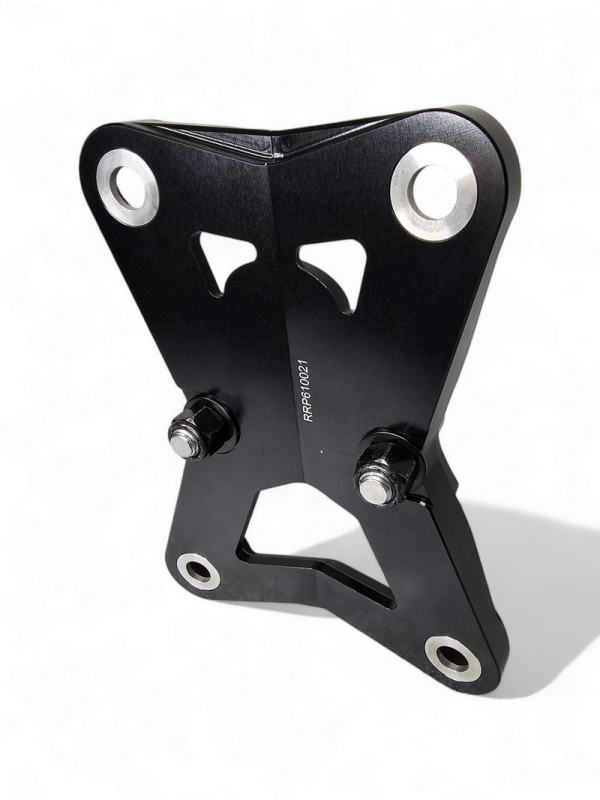 Polaris RZR Pro R Radius Rod Plate - Rear - Elektric Off Road - Billet Anodized - Black - `22-`25